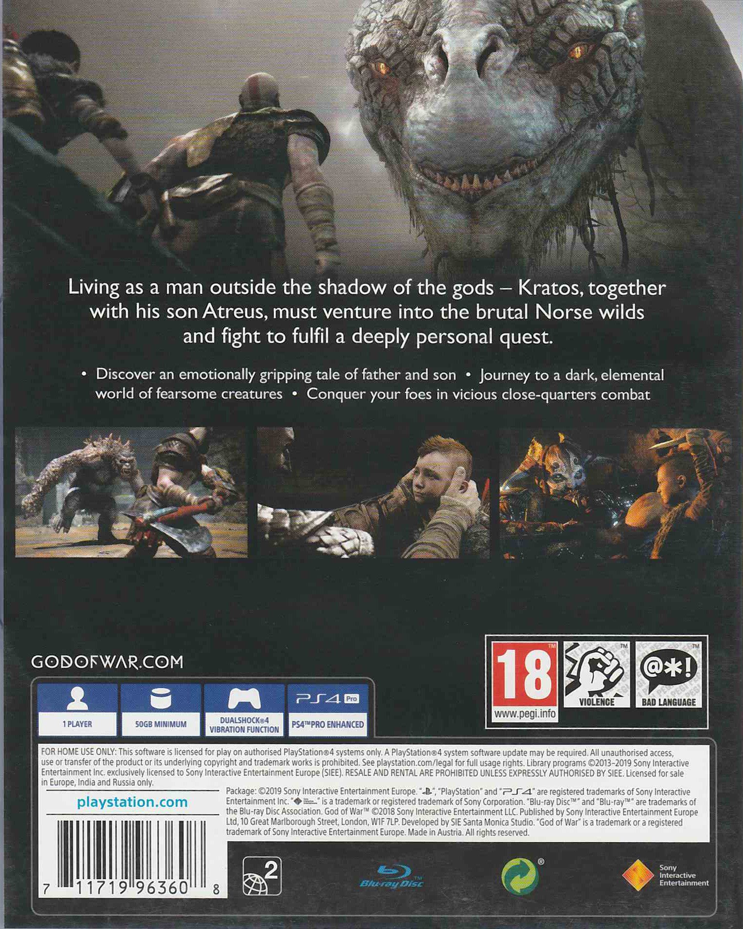 God of War 4 PS4 (New)