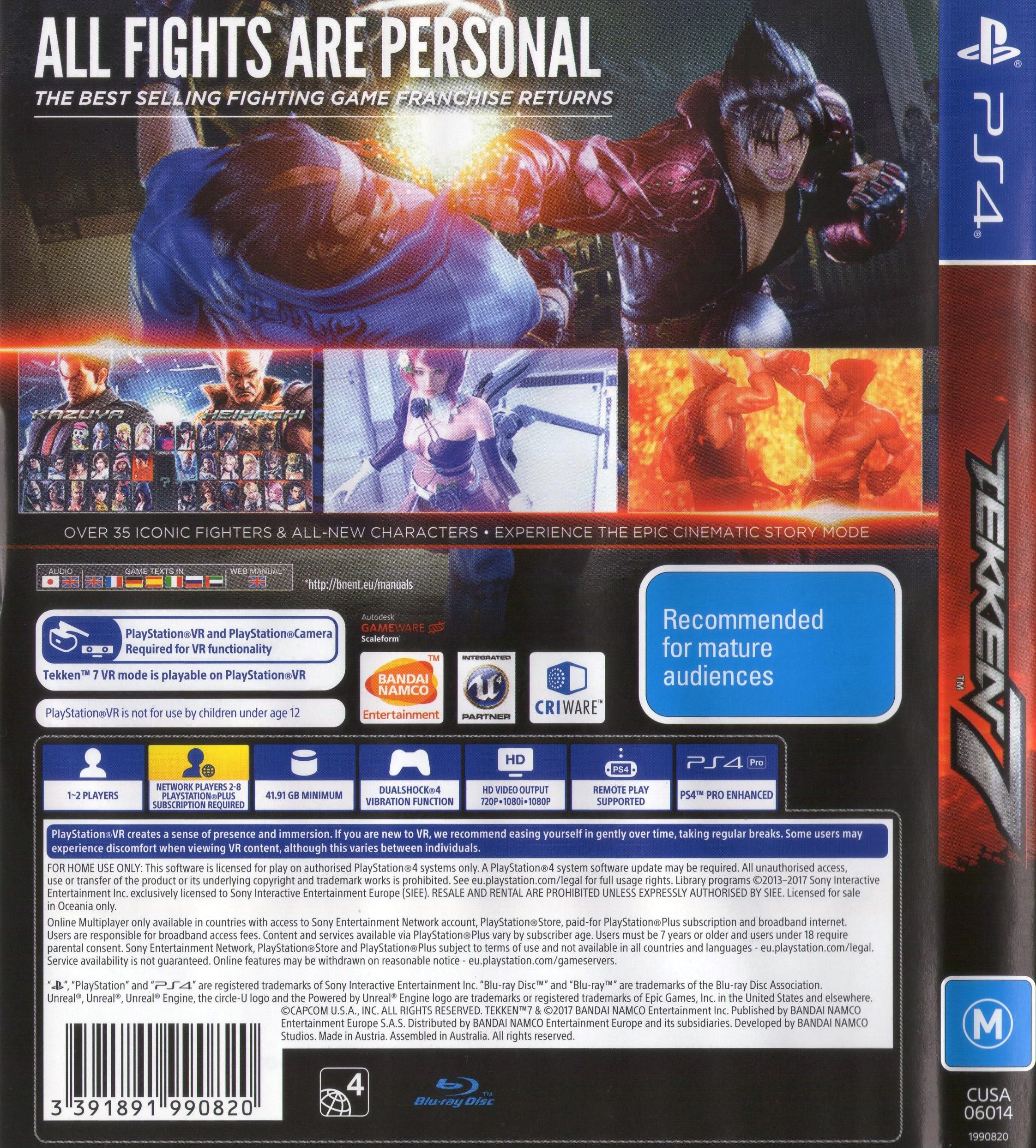 Tekken 7 PS4 (New)