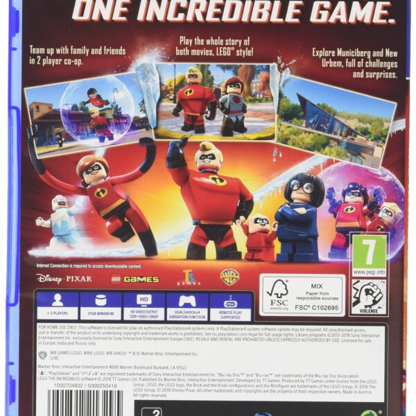 LEGO The Incredibles PS4 (New)