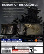 Shadow of the Colossus PS4 Back