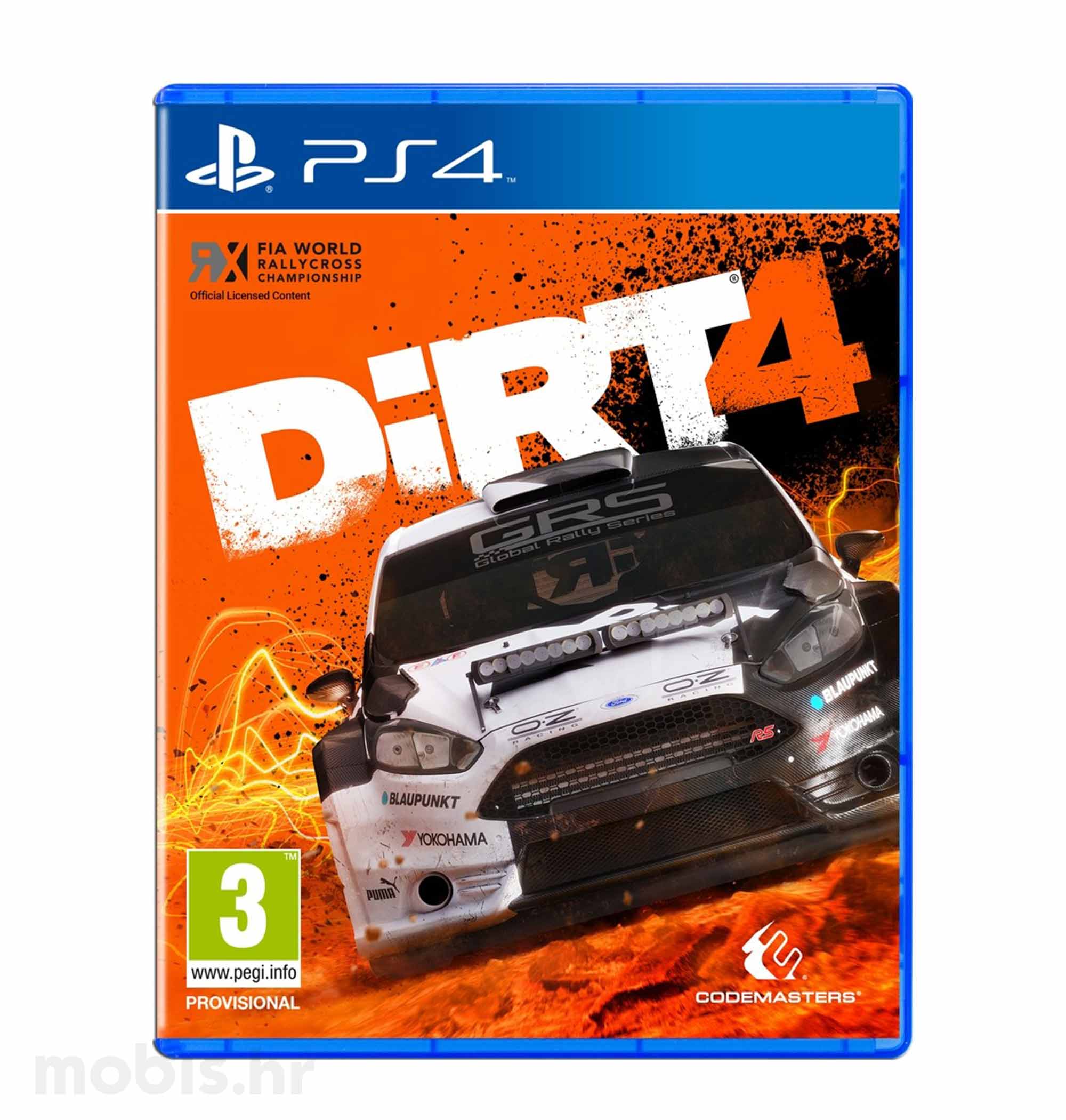 Dirt 4 PS4 (With Steelbook)