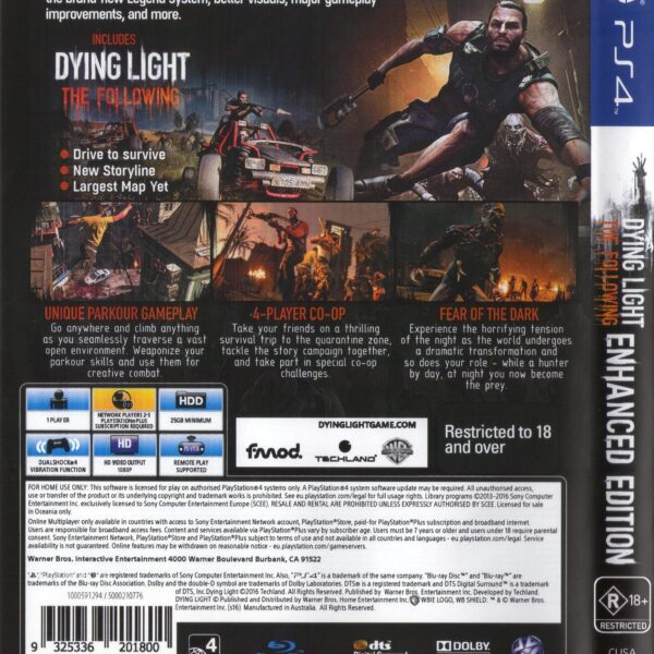 Dying Light The Following- Enhanced Edition PS4