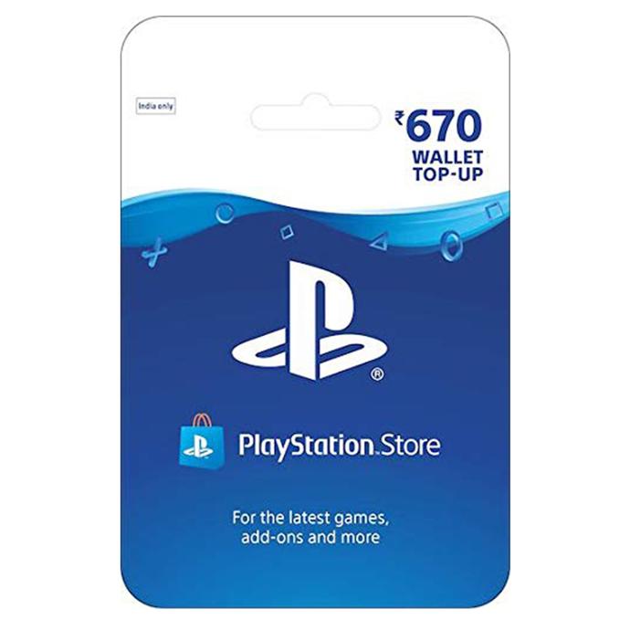 ₹670 PlayStation PSN Store (Gift Card / Wallet Top-up) (1 Hr Delivery on E-mail)