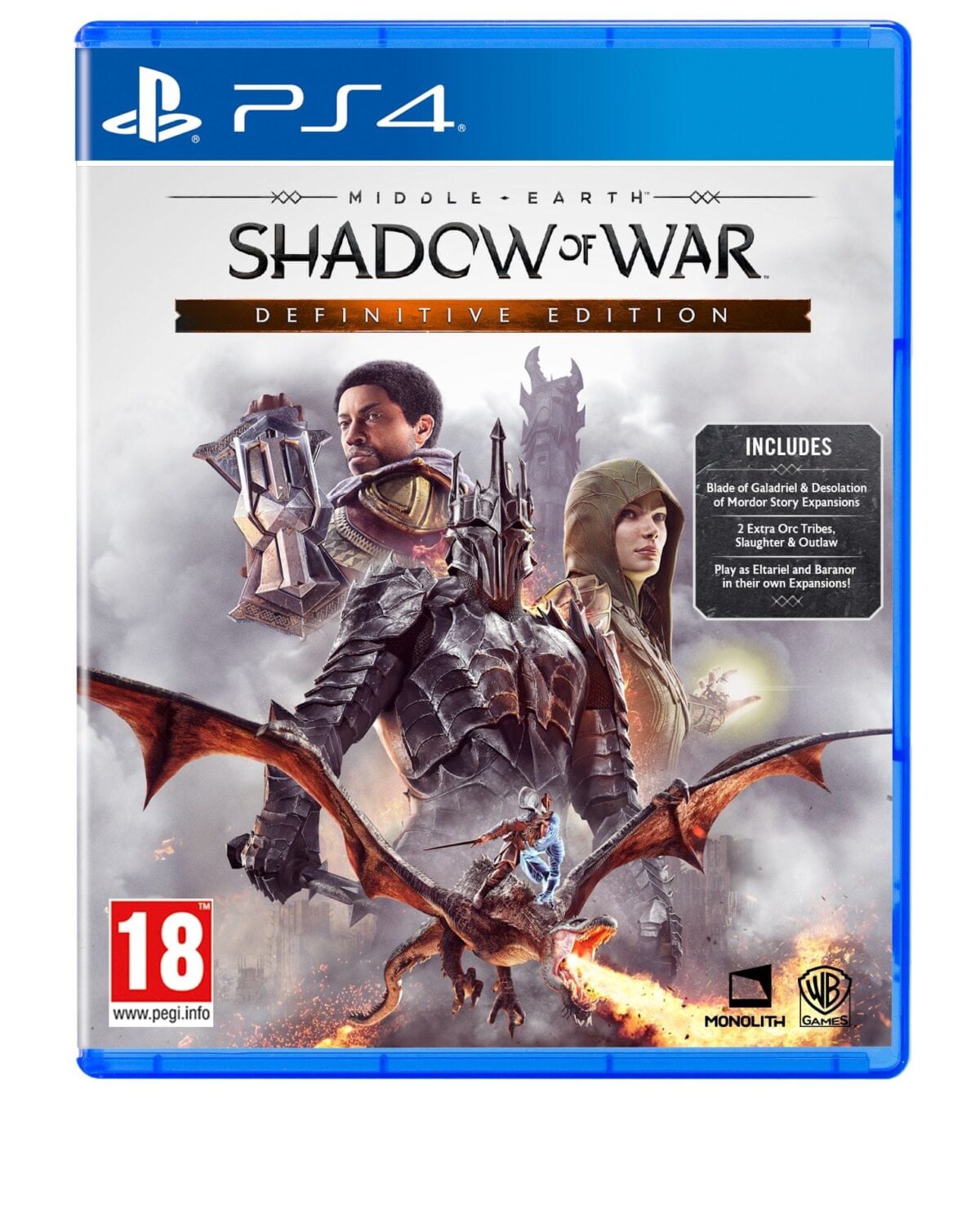Middle-Earth: Shadow of War Definitive Edition PS4