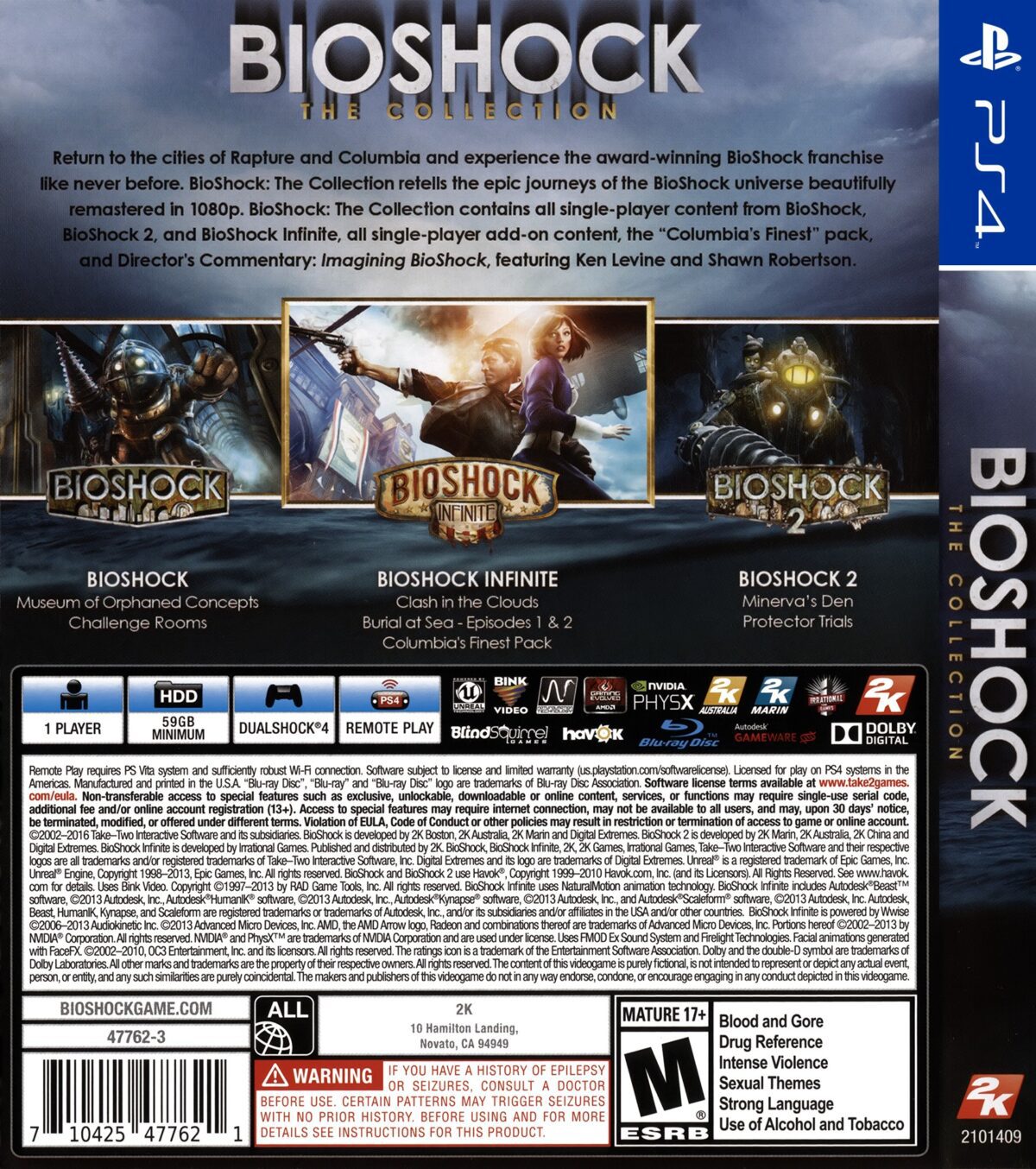 BioShock: The Collection PS4 (New)