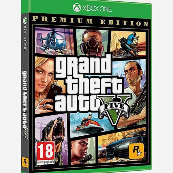 Grand Theft Auto 5-GTA 5 V Premium Edition XBOX ONE (New)