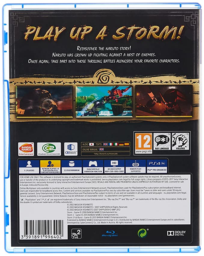 Naruto Shippuden: Ultimate Ninja Storm Trilogy PS4