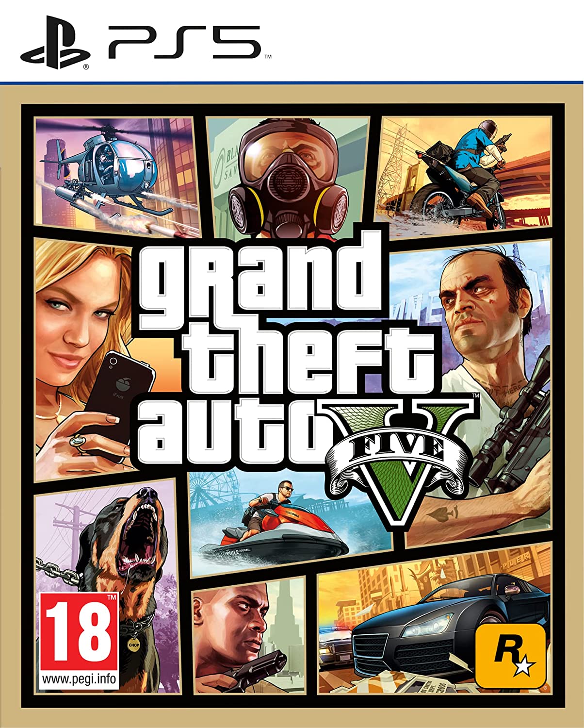 Grand Theft Auto 5-GTA 5 V PS5 (New)
