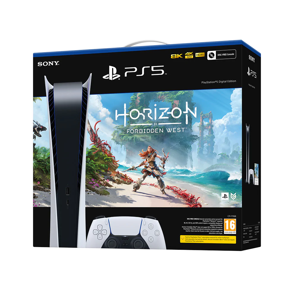 Sony PS5 PlayStation 5 Digital Horizon Forbidden West Bundle Console (New)