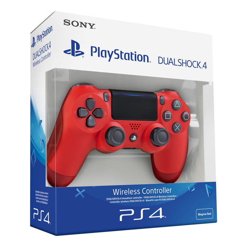 Dualshock 4 Wireless Controller for Playstation 4 PS4 – Magma Red V2 (New)