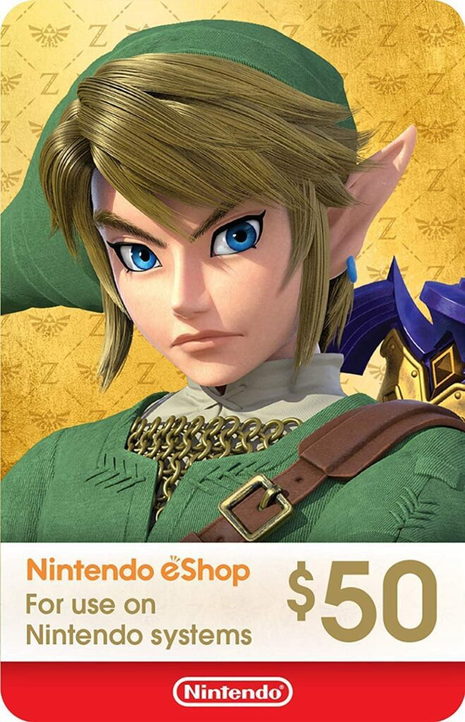Nintendo eShop $50 USD Gift Card Switch/3DS/Wii U