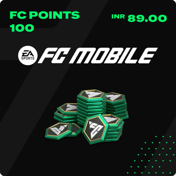 EA FC Mobile India 100 FC Points IND Digital Voucher Code (E-Mail Delivery in 1 Hr)