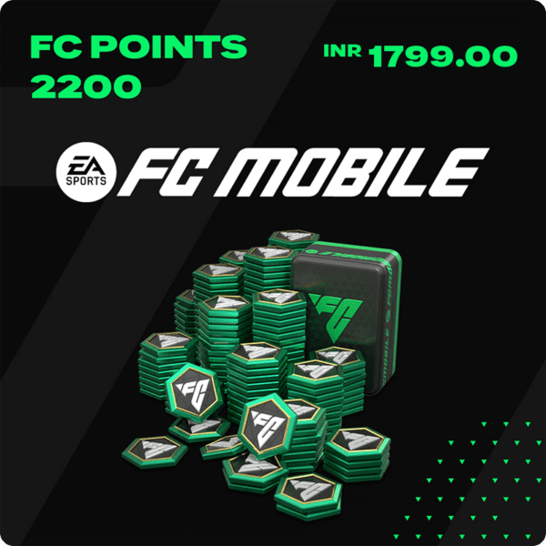 EA FC Mobile India 2200 FC Points IND Digital Voucher Code (E-Mail Delivery in 1 Hr)