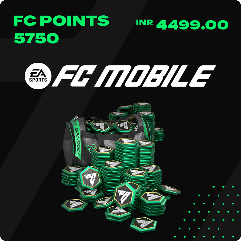 EA FC Mobile India 5750 FC Points IND Digital Voucher Code (E-Mail Delivery in 1 Hr)