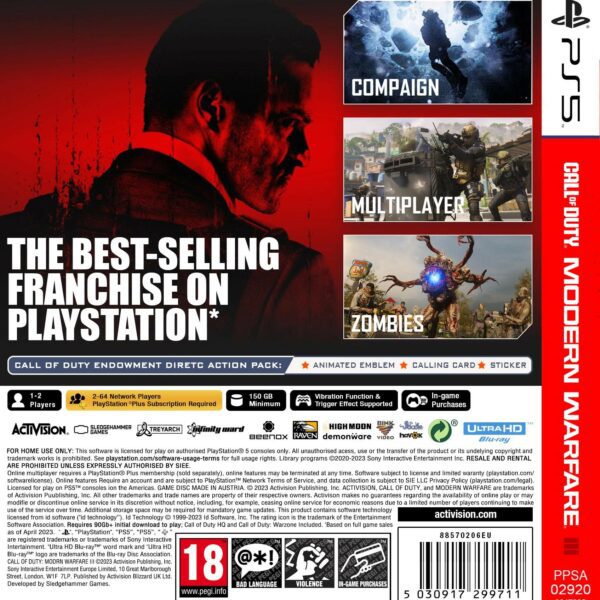 Call of Duty: Modern Warfare 3 III PS5 (New)