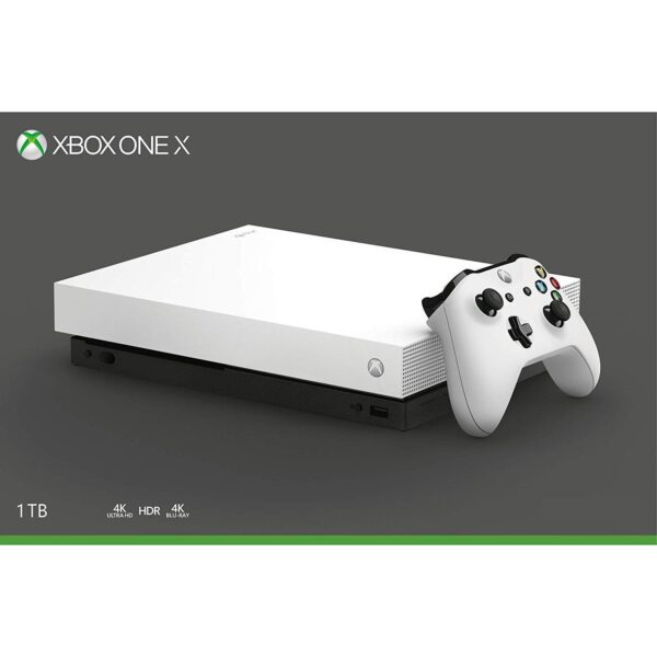 Microsoft Xbox One X 1Tb Disc Edition Console White (Pre-Owned)