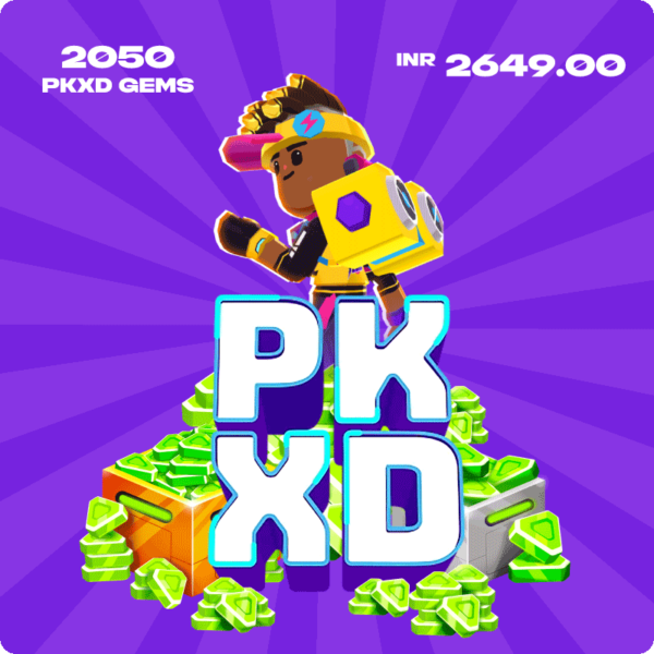 PK XD - 2050 Gems India Digital Voucher Code with Instant Delivery