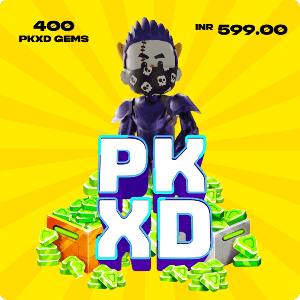 PK XD - 400 Gems India Digital Voucher Code with Instant Delivery