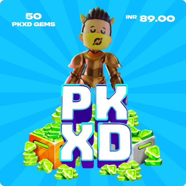 PK XD - 50 Gems India Digital Voucher Code with Instant Delivery