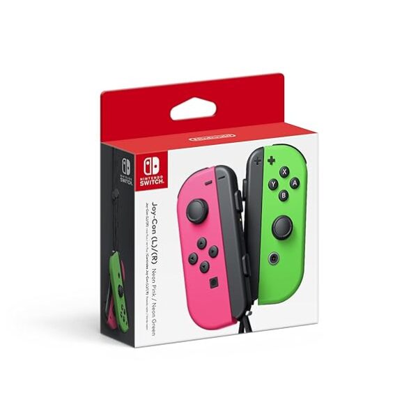 Nintendo Joy-Con (L)/(R) -Green Neon Pink Nintendo Switch (New)