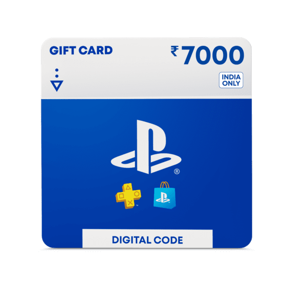 ₹7000 PlayStation PSN Store (Gift Card / Wallet Top-up) (Instant Delivery)