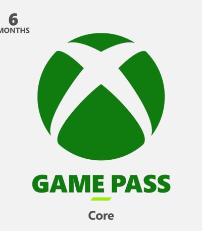 Xbox Game Pass Core 6 Month Membership (Digital Voucher Code with Instant Delivery)