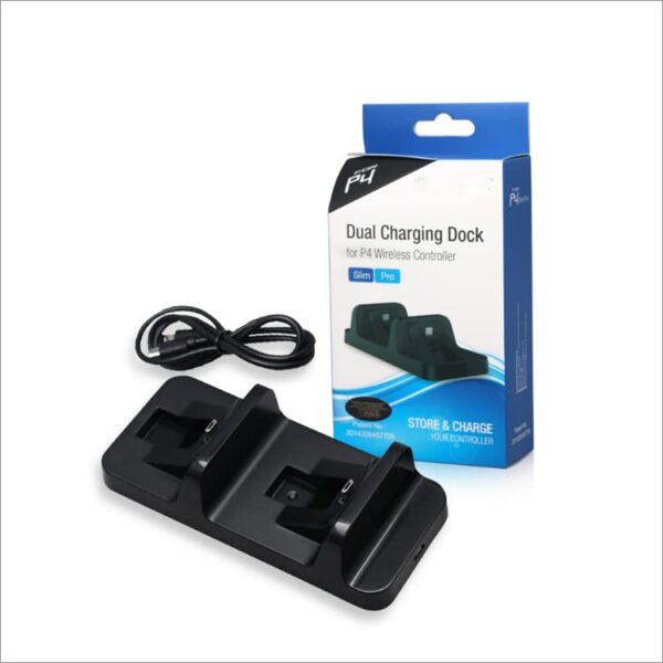 Dual Charging Dock for PS4 Playstation 4 Controller, PS4 Controller Charging Stand (New Open Box)
