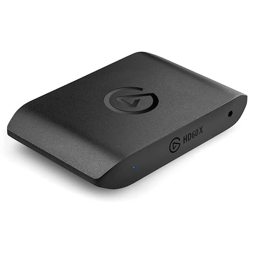 Elgato HD60 X - Stream and Record in 1080p60 HDR10 or 4K30 with Ultra-Low Latency on PS5, PS4/Pro, Xbox Series X/S, Xbox One X/S, in OBS and More, Works with PC and Mac (Pre-Owned)