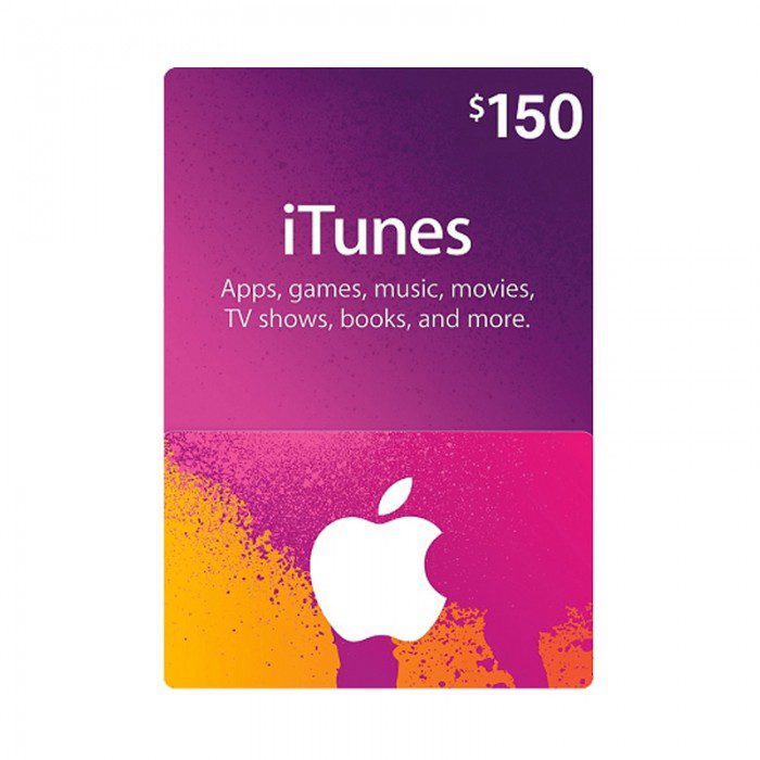 Apple iTunes 150 USD Gift Card Digital Voucher Code (Instant Delivery
