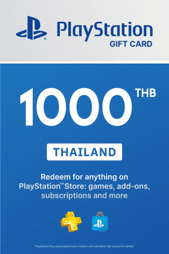 1000 THB PlayStation Store Thailand Gift Card/Wallet Digital