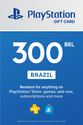 300 BRL PlayStation Store Brazil Gift Card/Wallet Digital Voucher Code  (Instant Delivery on E-Mail)