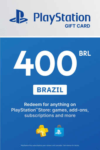 400 BRL PlayStation Store Brazil Gift Card/Wallet Digital Voucher