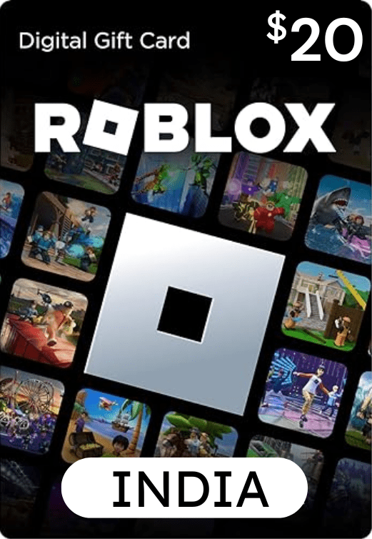$20 USD India Roblox Gift Card Digital Voucher Code (Instant Delivery on  E-Mail)