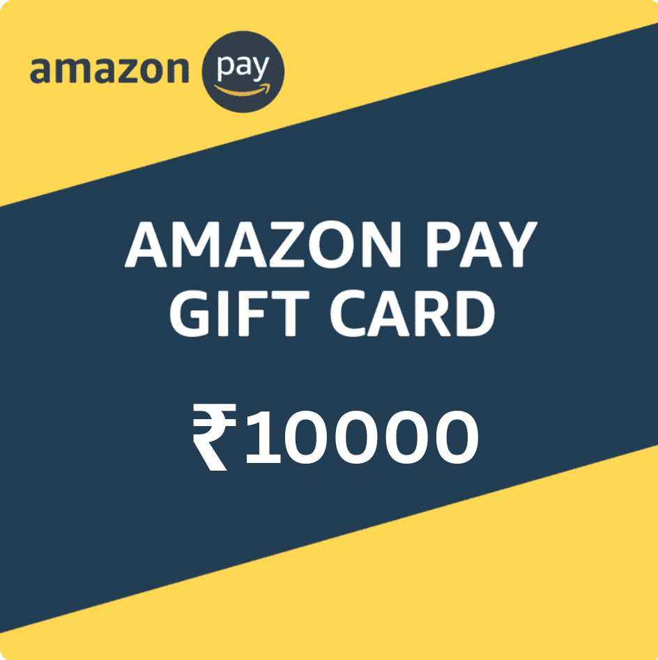 Amazon Pay India ₹10000 INR Gift Card Digital Voucher Code with Instant  Delivery – Zozila