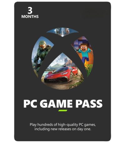 Microsoft PC Game Pass 3 Months Membership (Digital Voucher Code with Instant Delivery)
