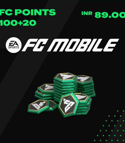 EA FC Mobile India 100+20 FC Points IND Digital Voucher Code (E-Mail Delivery in 1 Hr)