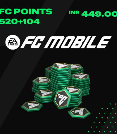 EA FC Mobile India 520+104 FC Points IND Digital Voucher Code