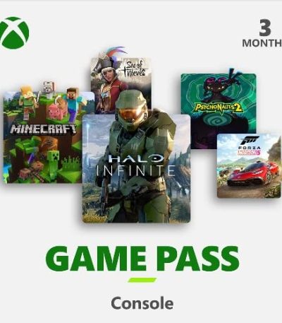 Microsoft Xbox Console Game Pass 3 Months Membership (Digital Voucher Code with Instant Delivery)