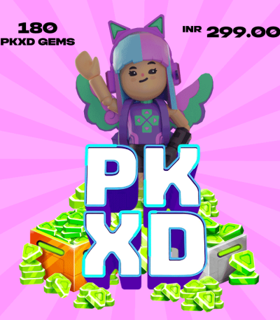PK XD - 180 Gems India Digital Voucher Code with Instant Delivery
